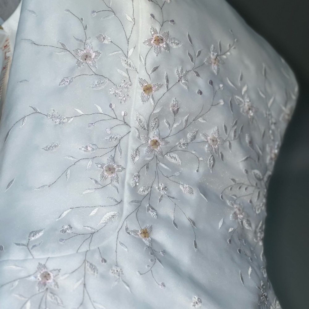🤍💍👰🏼♀️Monique Bridal Wedding Dress AND Veil - Dry Cleaned and preserved - Picture 4 of 15